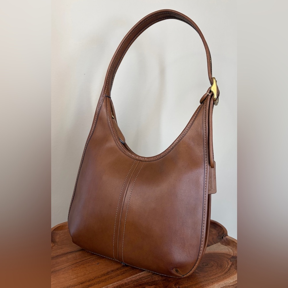 Coach Ergo Shoulder Bag Originals Forever Collection Brown Leather C3855 - Picture 4 of 17